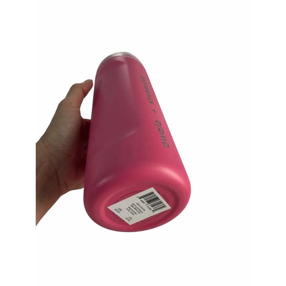 Starbucks Pink Owala Strawberry 24oz Stainless Steel Water Bottle/Tumbler - Picture 5 of 9